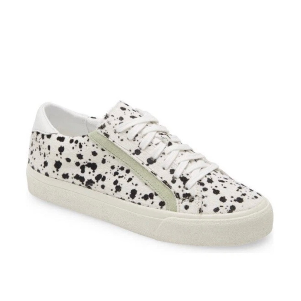Madewell Sidewalk lighthouse print  spotted side fur sneakers Size 7.5
